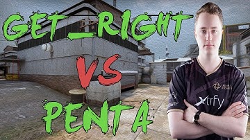 CSGO: POV NiP GeT_RiGhT vs Penta (25/7) cache @ ESL Pro League Season 4