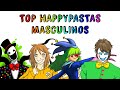 TOP HAPPYPASTAS MASCULINOS (Splendorman, Jeff the Hugger, Joker Jack, Carnival) | Draw My Life