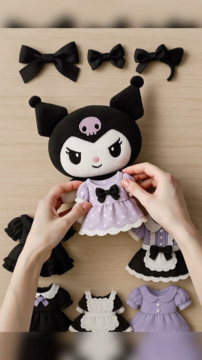 Kuromi Dress 💜🖤 #sanrio #kuromi #kawaii #cute