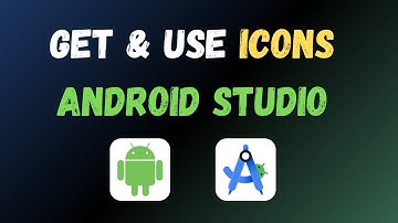 How To Get & Use Icons In Android Studio - Android Studio Tutorial
