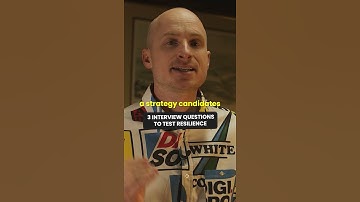 3 Interview Questions To Test Resilience #Shorts