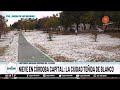 ❄☃Histórico: Volvió a nevar en Córdoba capital - Nieve en la provincia de Córdoba