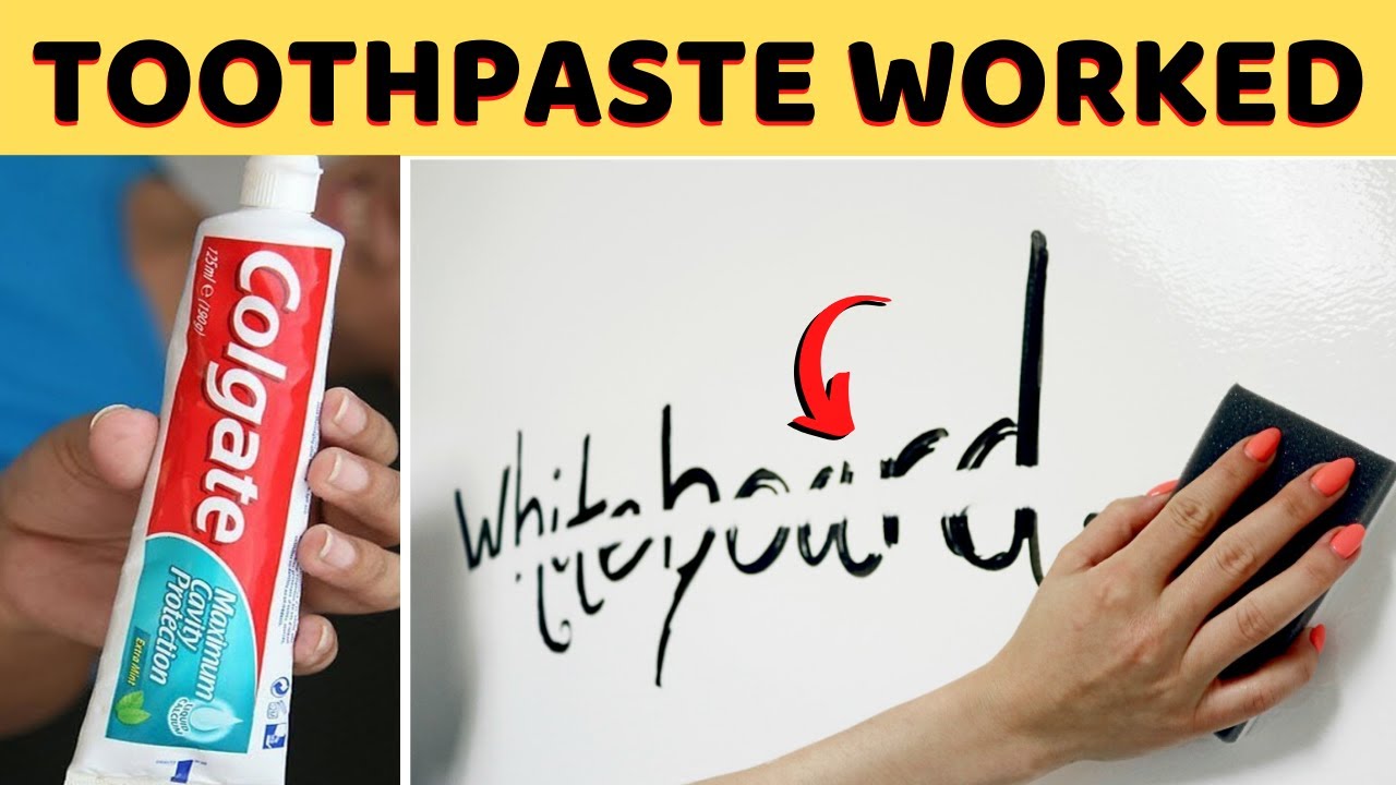 Use Toothpaste To Clean A Dry Erase Board At Home Get Permanent Use Toothpaste To Clean A Dry Erase Board At Home Get Permanent