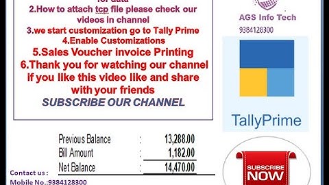Party Previous Balance in Invoice  in Tally Prime Tally Latest update Tally Prime New update