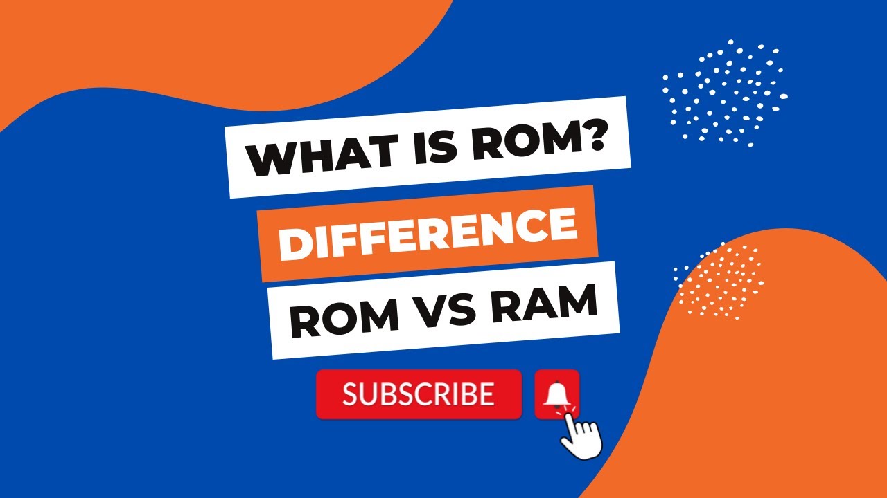 Rom Com Tech What is ROM and difference from RAM | Mr Technical - YouTube
