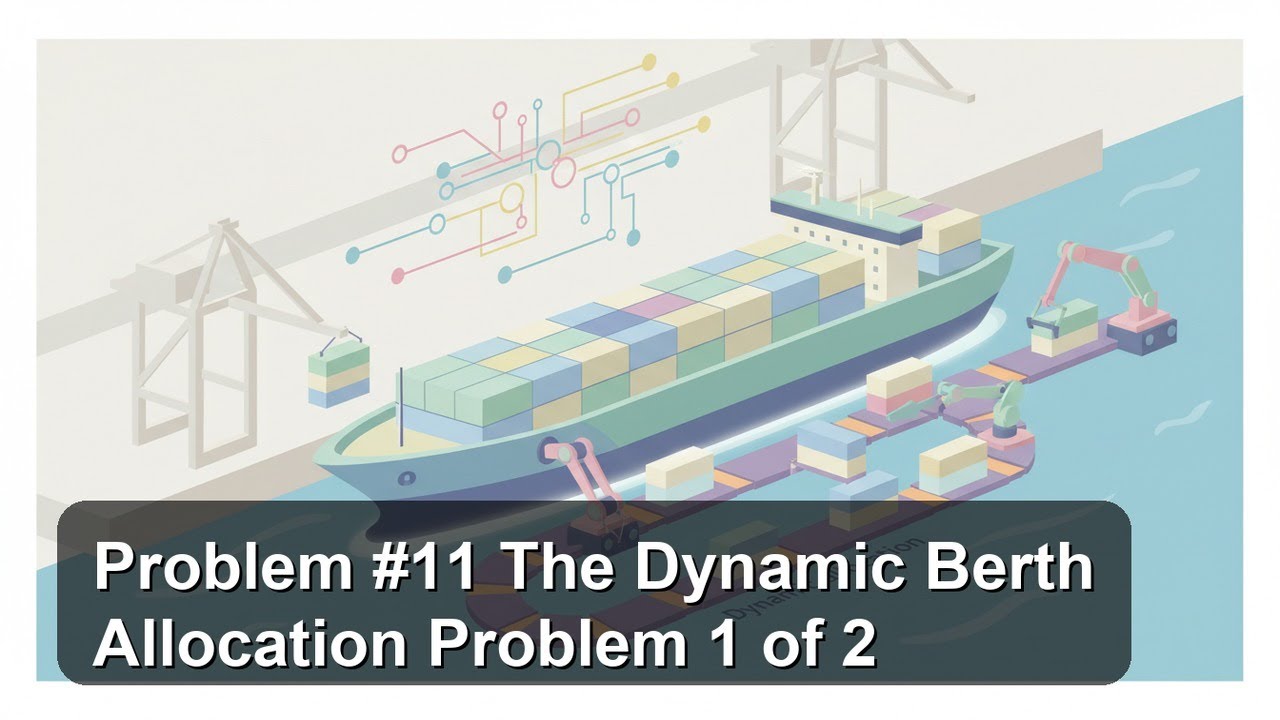 Problem #11 The Dynamic Berth Allocation Problem 1 of 2 - YouTube