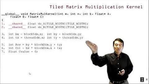 Heterogeneous Parallel Programming - 2.6 Tiled Matrix Multiplication Kernel