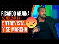 Ricardo Arjona se molesta en medio de una entrevista en CNN y se marcha