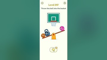 DOP 2 Level 247 | Delete One Part Level 247 Walkthrough Solution Throw The Ball Into Basket