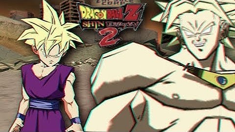 DBZ Shin Budokai 2 SSJ Teen Gohan vs LSSJ Broly