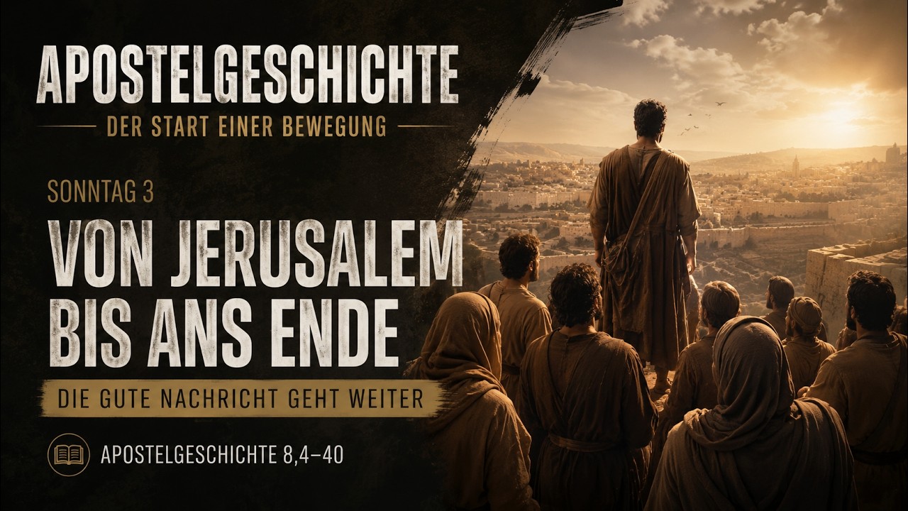 APOSTELGESCHICHTE | Von Jerusalem bis ans Ende der Erde