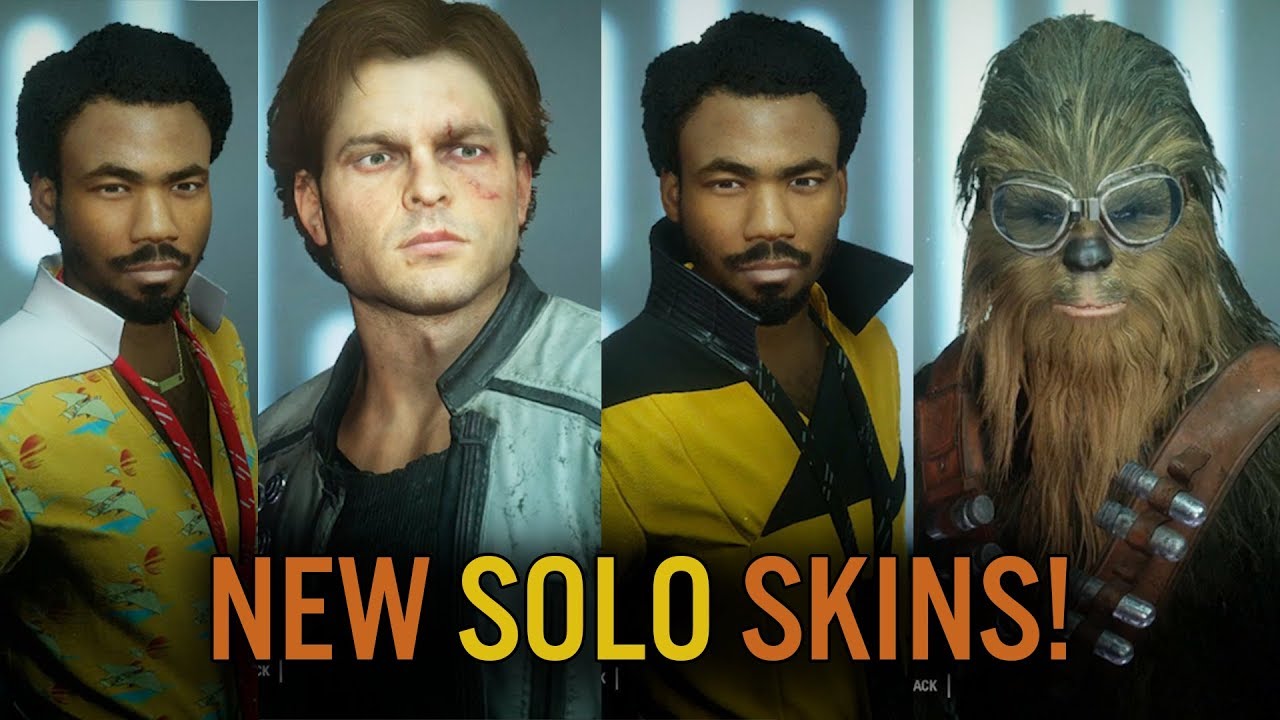 ALL New Skins: Solo Season Part 2 - Star Wars Battlefront 2 gaming logo