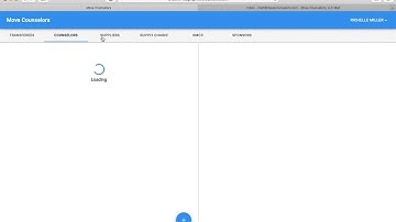 Move Counselors: Admin Console Overview