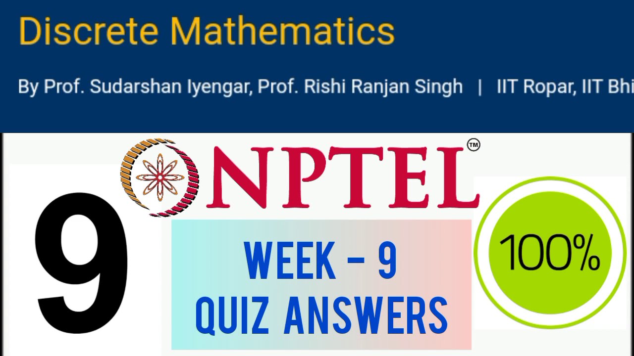 discrete mathematics nptel assignment