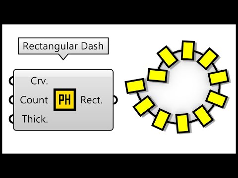 Grasshopper Tutorial (Dash Pattern)