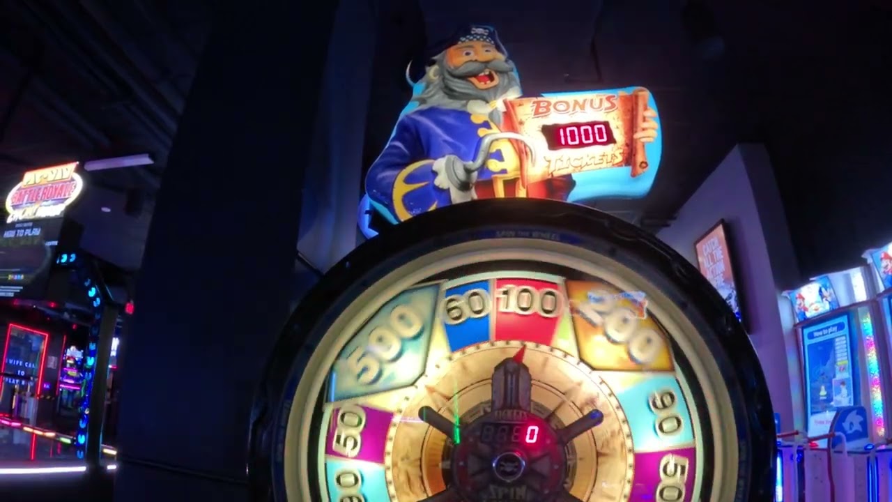 Trying to Win 1000 Tickets spin the wheel