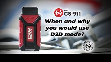 When and why would you use the HEX GS-911wifi D2D mode?