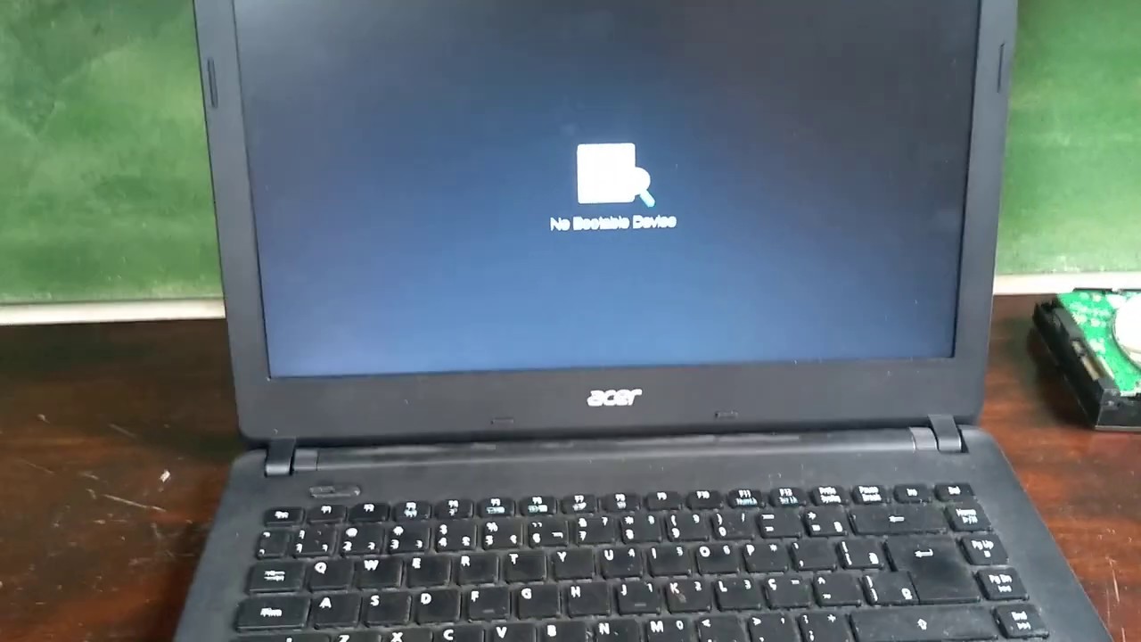 No Bootable Device , como resolver