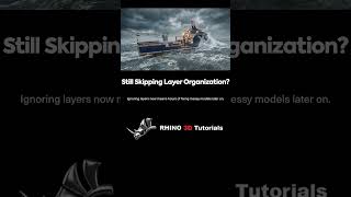 Common Beginner Mistake in Rhino Modeling