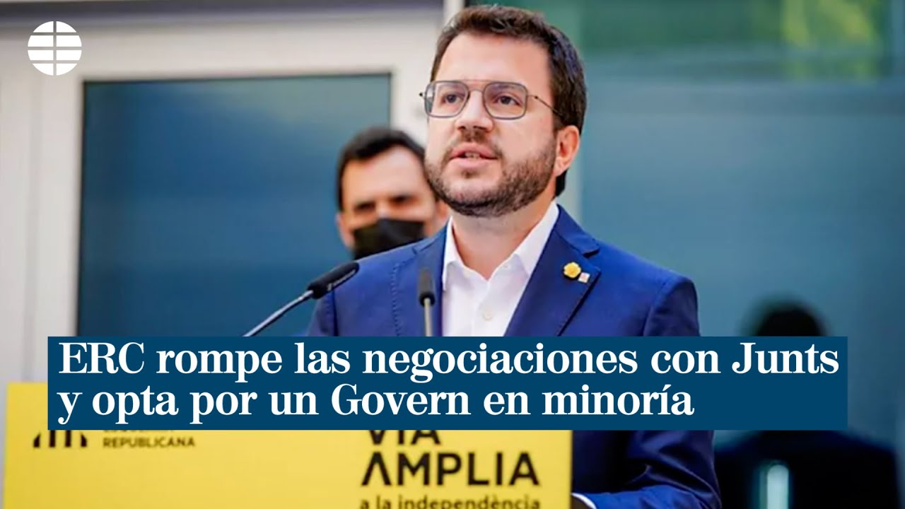 ERC rompe las negociaciones con Junts y opta por un Govern en minoría ...