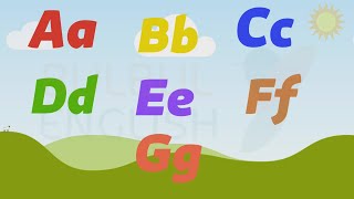 Learn English Letters - The Alphabet Chant - ABC  حروف اللغة الإنجليزية