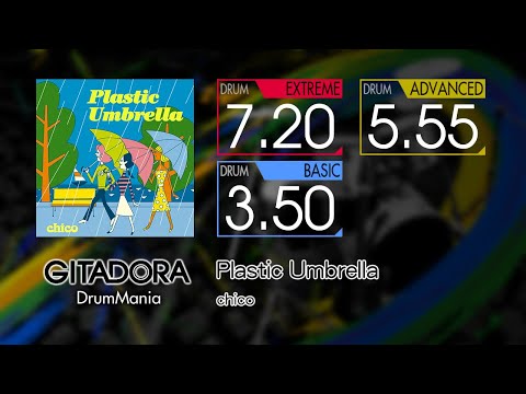 【GITADORA】 Plastic Umbrella (EXTREME ~ BASIC) Drum