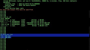 Joining video files with ffmpeg