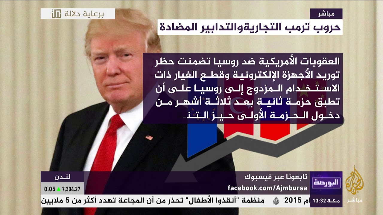 حروب ترمب التجارية والتدابير المضادة