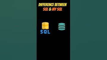 Different between SQL and MYSQL | SQL vs MySQL