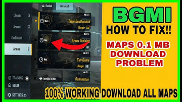 How to Fix Map Download Problem in Battleground Mobile India | Download Maps & Resources in BGMI