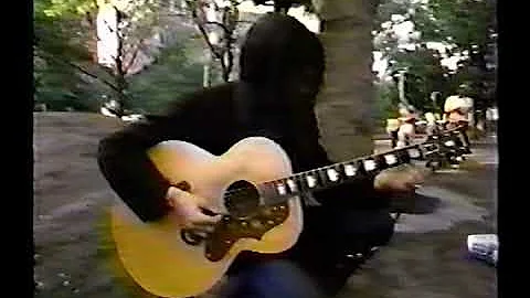 Neil Young teaches a fan how to play Cinnamon Girl