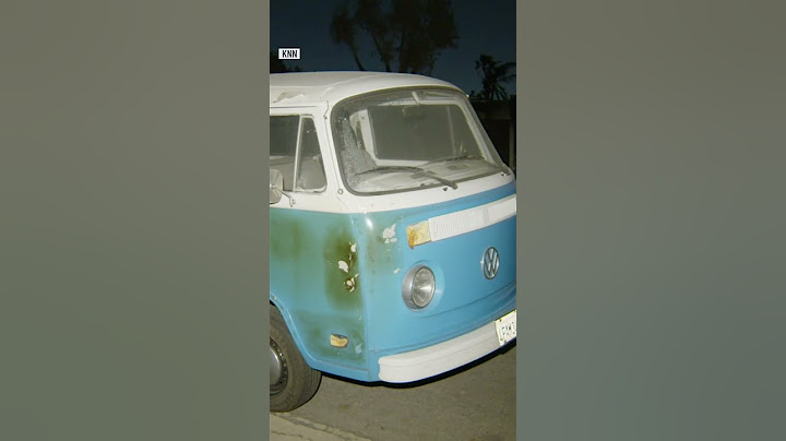 Take a closer look at the VW van left standing after Palisades Fire