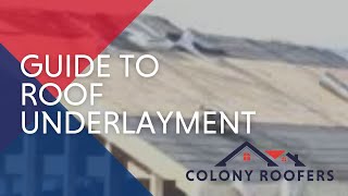 Roof Underlayment Guide  What's The Best Roof Underlayment, Underlayment Types, & More