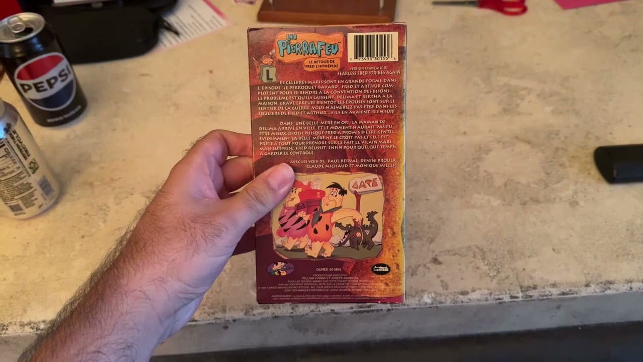 The Flintstones: Fearless Fred Strikes Again 1994 French Canadian VHS
