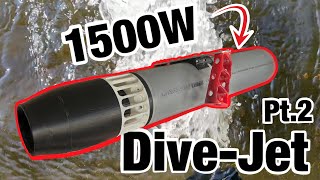 Dive-Jet 1500W | How To Build | Fail, Aluminum, New ESC