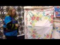 Machine Quilted Vintage Tablecloth