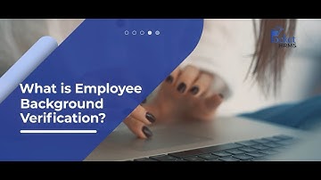 What is Employee Background Verification?