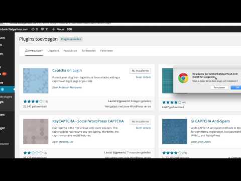 CAPTCHA op WordPress login zetten