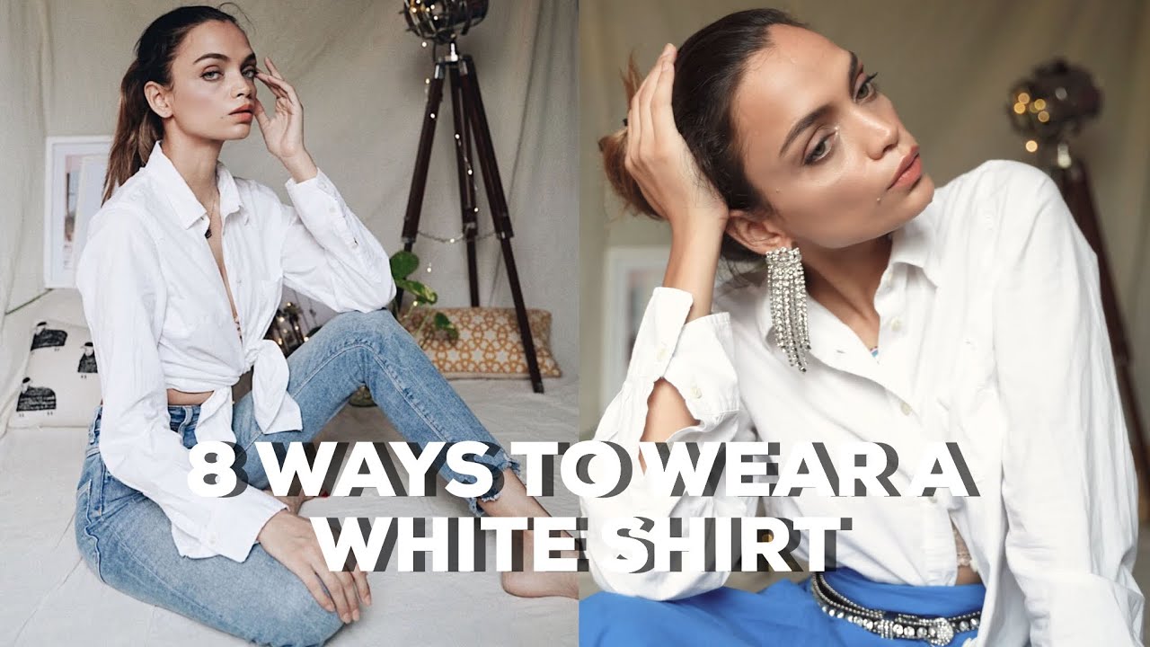HOW TO STYLE A WHITE SHIRT ? (8 WAYS ) | MONALISHA MAHAPATRA #MMstyles ...