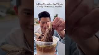 I tried adding Expensive Beef Ribs to my Cheap Noodles and it turned put DELICIOUS 🤩 #hungryfam