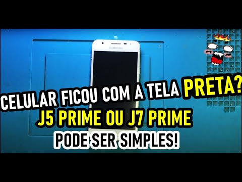 CELULAR TELA PRETA SAMSUNG J5 PRIME OU J7 PRIME. PODE SER SIMPLES!