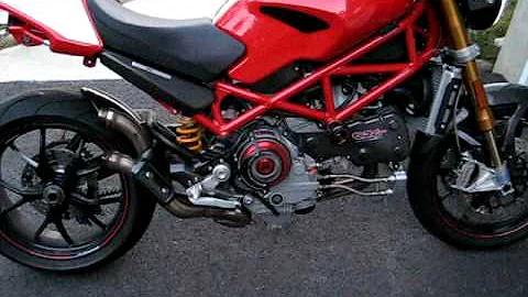 2007 Ducati Monster S4RS With open dry clutch and Termignoni Exhaust, Cans Removed, open exhaust