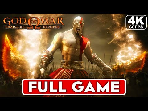 GOD OF WAR CHAINS OF OLYMPUS Gameplay Walkthrough Part 1 FULL GAME [4K 60FPS] - No Commentary