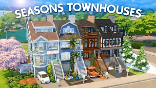 Seasons Townhouses ☀ ❄ // The Sims 4 Speed Build