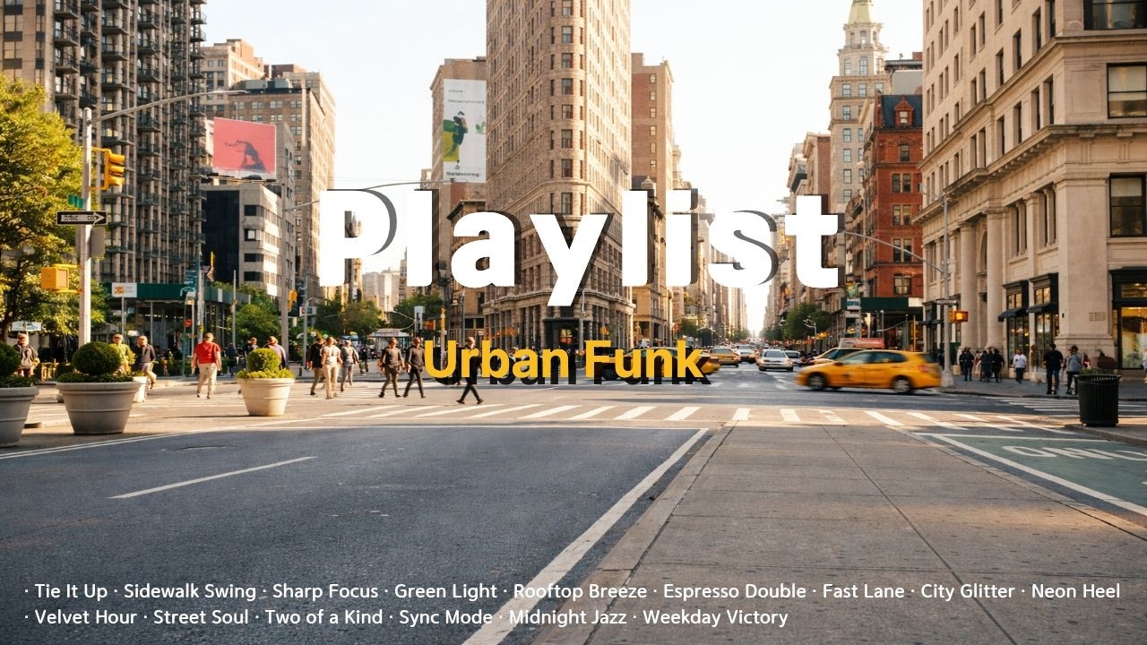 [Playlist]이어폰 꽂는 순간, 여기가 뉴욕 | 공기부터 달라지는 세련된 선곡ㅣNeo Soul & Hip-hop