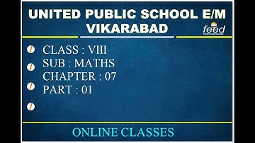 8TH CLASS MATHS 7TH CHAPTER FREQUENCY DISTRIBUTION TABLES AND GRAPHS PART 01