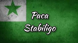 Paca Stabiligo #Esperanto #Venezuela #EsperantoLives #EsperantoLanguages #Kazajistan