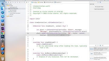 UIAlertController in Swift4 (Swift)