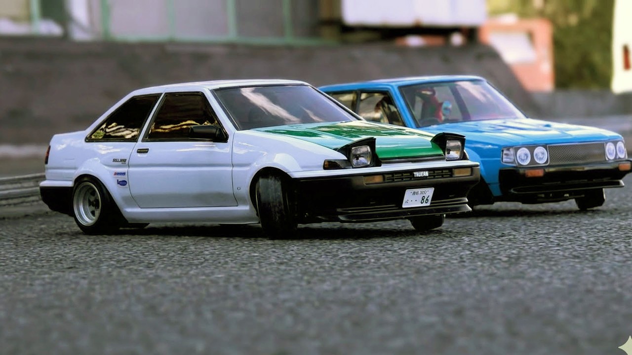 DRIFT RC CAR【DLP Package/LP86】ハチロク ドリフト ラジコン - YouTube