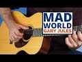 Mad World (Gary Jules) - Beginner Fingerstyle Guitar Lesson